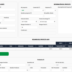 Software a medida de gestión de proyectos.